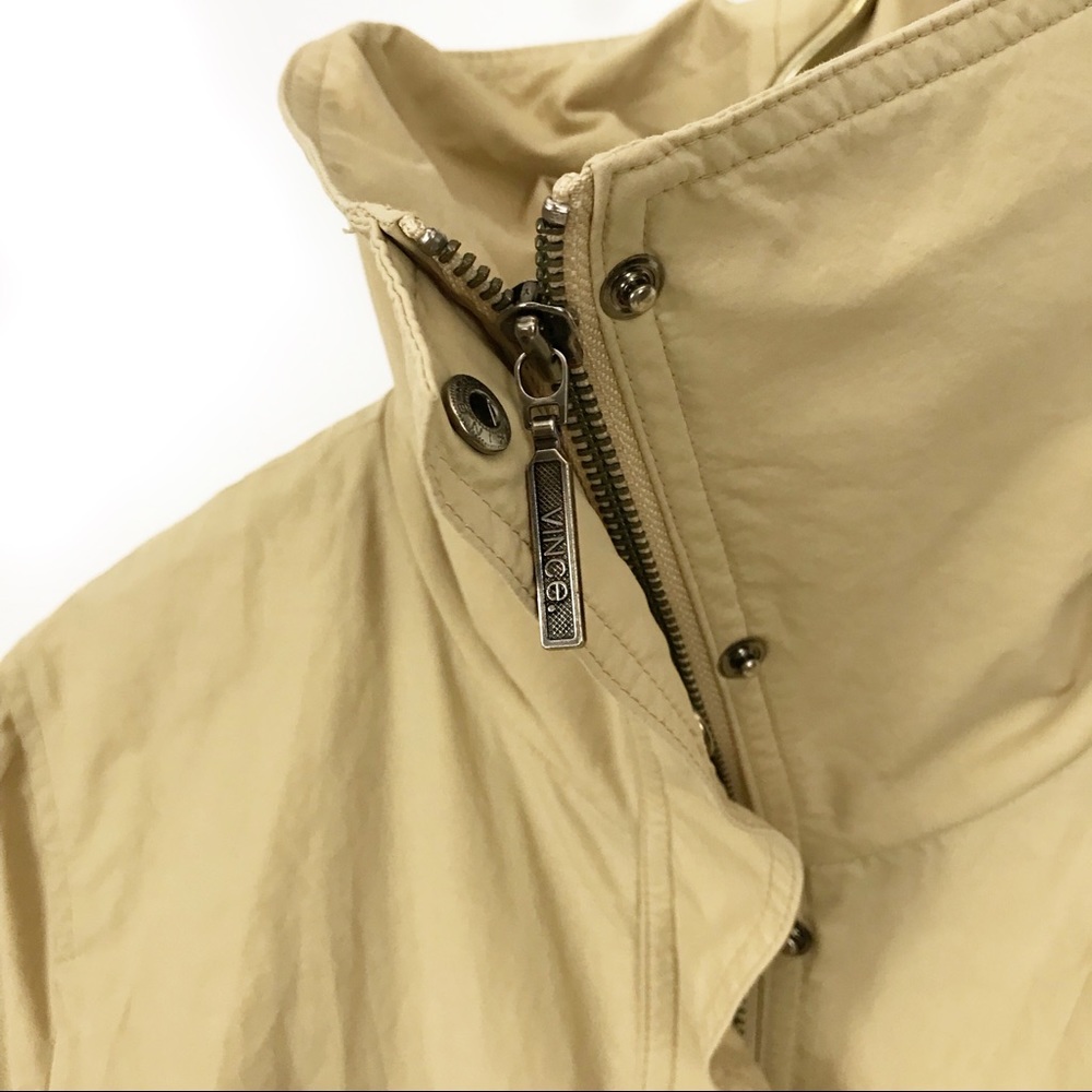 Vince lightweight khaki 3/4 sleeve jacket - Picture 4 of 5